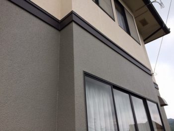 完成した外壁