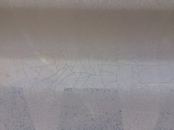 塗膜のひび割れ