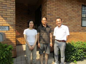 お客様との写真