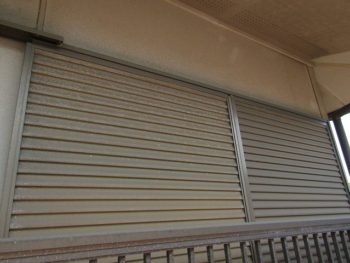 白錆が出た雨戸