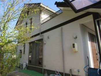 完成後北側の外壁