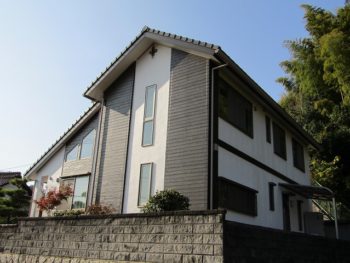 塗り替えした外壁