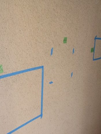 打診調査をして修理する外壁