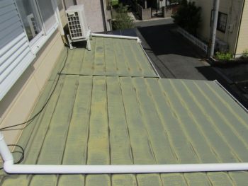 下屋根はサビが出る恐れが