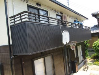 バルコニー完成