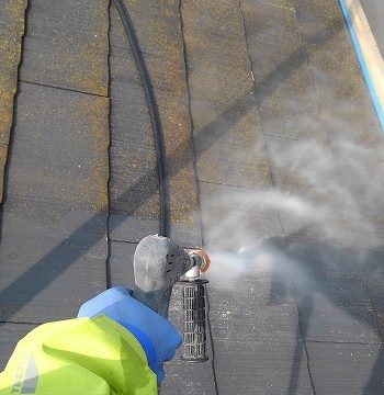 洗浄しています