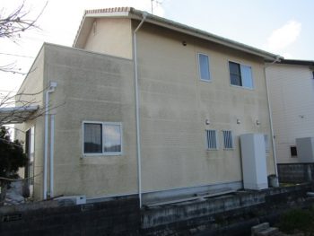 カビがはえた外壁