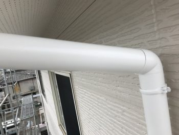 樋もきれいに塗りました