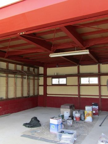 鉄部のサビ止め