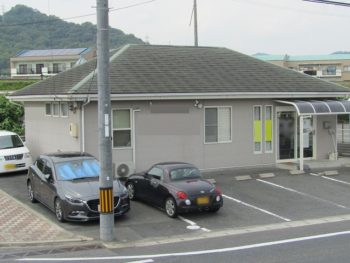 小田郡矢掛の店舗の塗装前