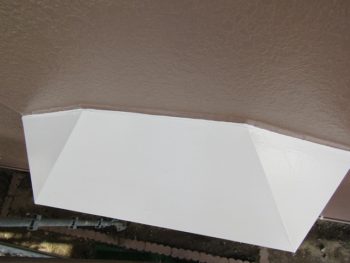 ひさしの塗装完成