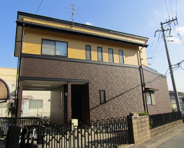 倉敷市中庄の塗装　完成