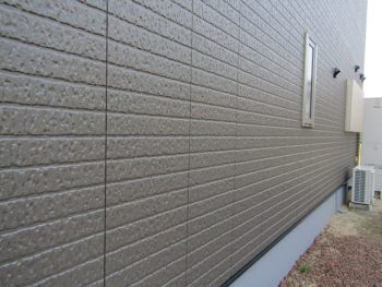 外壁の塗装完成