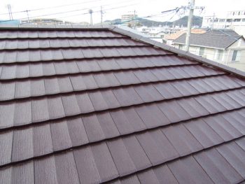 屋根の塗装完成