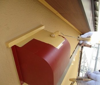 換気フードの塗装