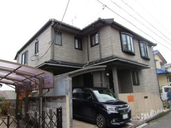 倉敷の外壁塗装前の家