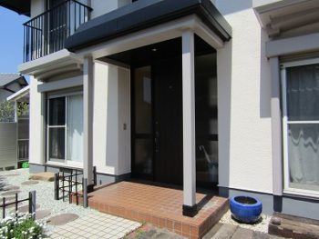 玄関回りの完成