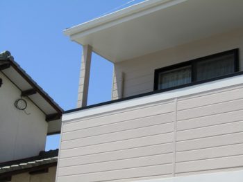 ベランダの柱は張り替え