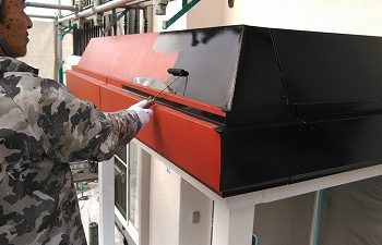 サビ止めの上に塗装