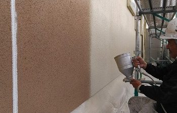 グラスト吹き付け