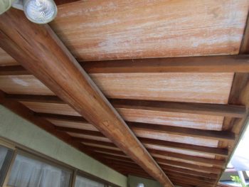 軒天(軒裏)施工前