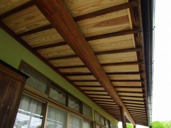 軒天修繕工事の完成