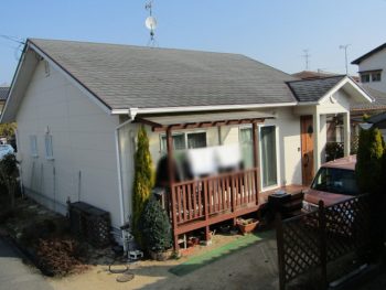 塗装工事前の全景