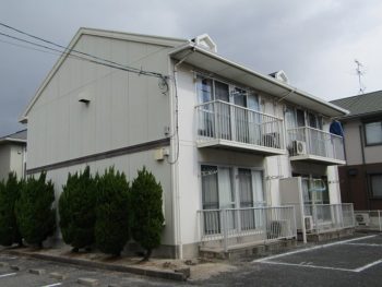 塗装前のアパート