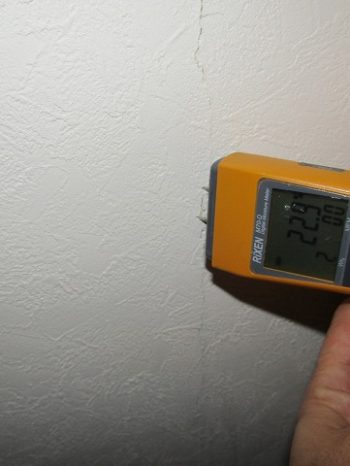 水分計による調査