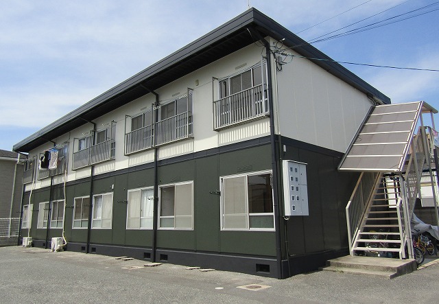 倉敷市のアパート塗装完成