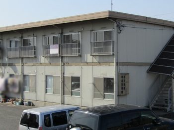 倉敷のアパート施工前