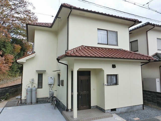 総社市で外壁塗装工事完成