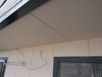 バルコニーの天井完成