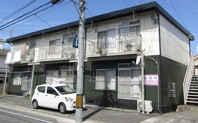 倉敷のアパート塗装完成