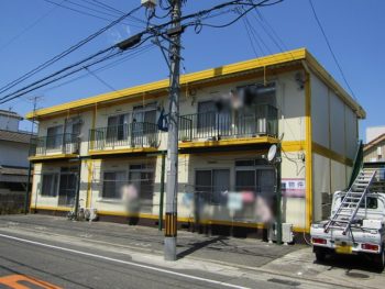 アパートの塗装前