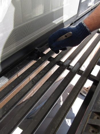 フラワーボックスの塗装