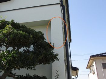 塗膜剥離部分の仕上がり