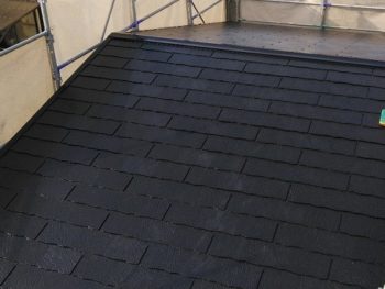 屋根の塗装完成