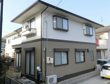 岡山市の外壁塗装完成