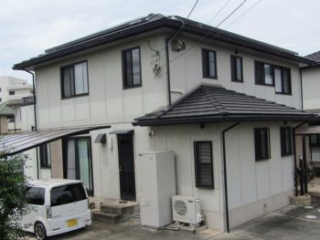 外壁塗装前の全景