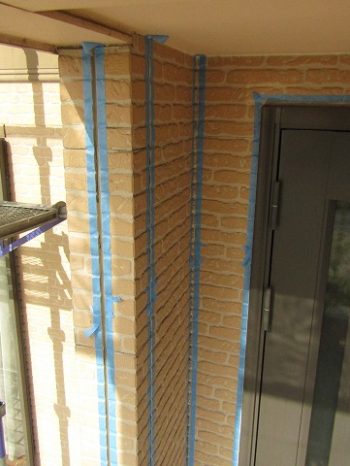 シーリングの撤去