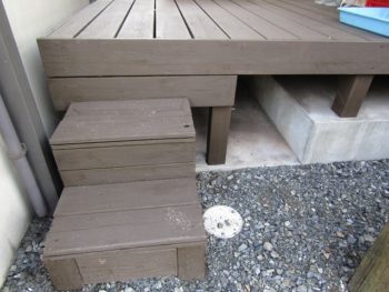 ウッドデッキ塗装