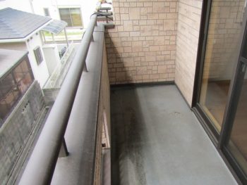 塗装前の手すり