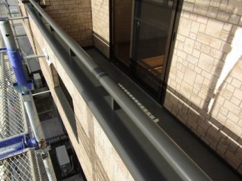 手すりの塗装完成