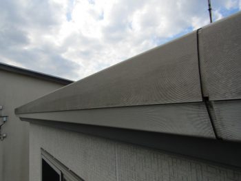 アルミのパラペット塗装前