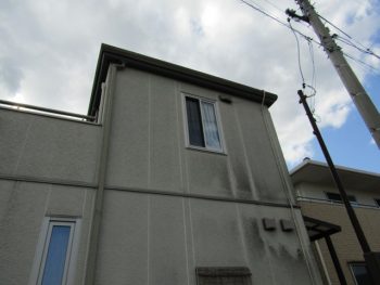 カビが生えた外壁