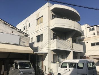 塗装前のアパート