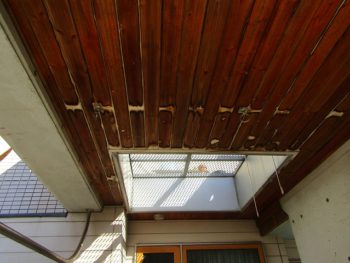 車庫天井の施工前