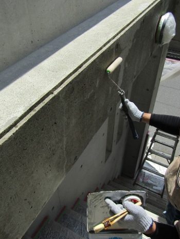 コンクリートの塗装