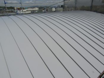 屋根の塗装完成